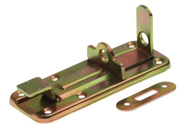 ZASUWKA TŁOCZONA PŁASKA Z RYGLEM 120X40mm DO BRAM