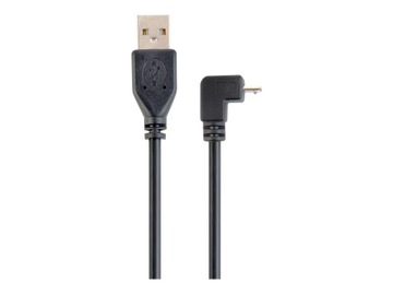 GEMBIRD CCP-MUSB2-AMBM90-6 Gembird kabel micro USB 2.0 AM-MBM5P 1.8M kątowy