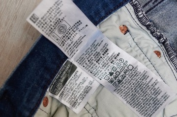 LEVIS 501 JEANS spodnie męskie granatowe klasyczne PREMIUM 34/34 pas 88