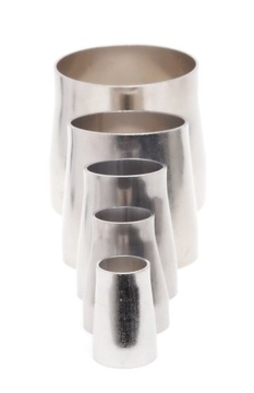 Redukcja nierdzewna zwężka stożkowa INOX fi 60,3/48,3x1,5 mm | L= 75mm