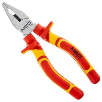 NEO SZCZYPCE UNIWERSALNE KOMBINERKI 180MM 1000V POLEROWANE ZE STALI 01-221