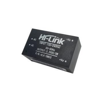 HLK-5M03 zasilacz 240 / 3.3V 1500mA 1.5A do druku