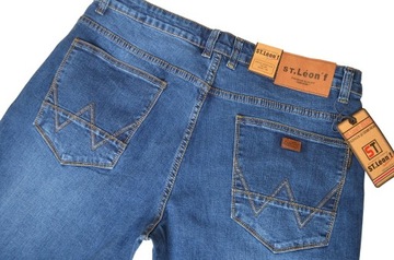 DUŻE DŁUGIE spodnie jeans 96-98cm W36 L38