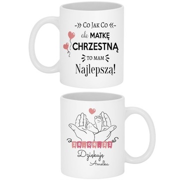 Kubek / Podziękowanie dla Chrzestnych / Chrzestny