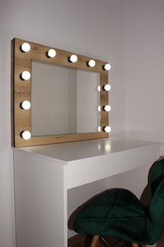 СВЕТОДИОДНОЕ ЗЕРКАЛО ЛОФТ В ПРОМЫШЛЕННОМ СТИЛЕ ГОЛЛИВУДСКАЯ ГАРДЕРОБНАЯ