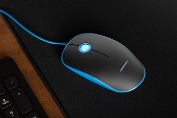 ПРОВОДНАЯ USB МЫШЬ НА ДЛИННОМ КАБЕЛЕ ОПТИЧЕСКИЙ ДАТЧИК ТИХИЙ MODECOM M11 USB