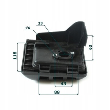FILTR POWIETRZA KOMPLETNY Z OBUDOWĄ T475 T575 T675