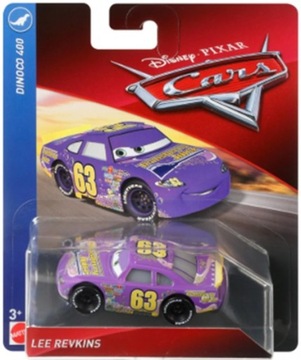 LEE REVKINS Piston Cup #63 Transberry Juice Disney Mattel 1:55 Auta Cars