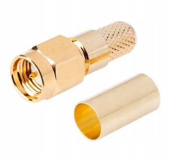 Wtyk SMA na kabel RF5, RF5-X, H155 zaciskany