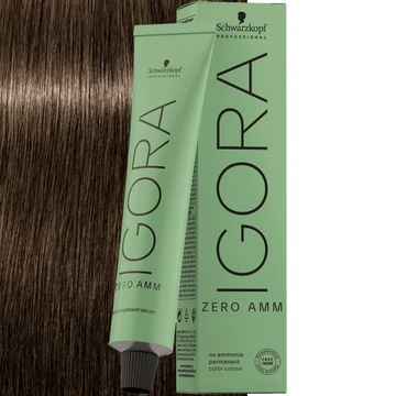 Schwarzkopf IGORA ZERO AMM farba bez amoniaku 4-0 Średni Brąz