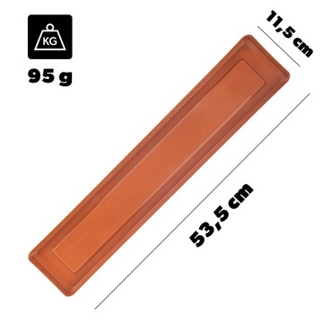 БАЛКОННЫЙ ЦВЕТОЧНЫЙ ГОРШОК КОРОБКА ЦВЕТОЧНЫЙ ГОРШОК 60см + ПОДСТАВКА КИРПИЧ