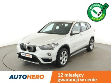 BMW X1 F48 Crossover xDrive18d 150KM 2016 BMW X1 4x4 automat sportowe fotele klima auto navi
