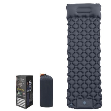 НАДУВНОЙ МАТРАС, КЕМПИНГОВОЕ СИДЕНЬЕ, ТЕМНО-СИНИЙ