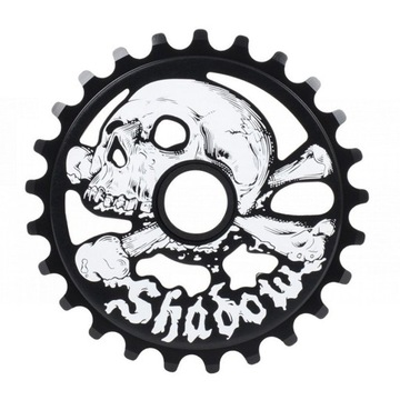 Zębatka BMX Shadow Cranium - czarny 25T