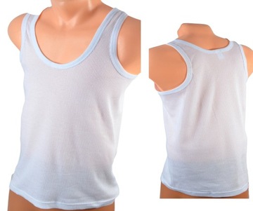 PODKOSZULKA MĘSKA 100% BAWEŁNIANA W PRĄŻEK 3XL