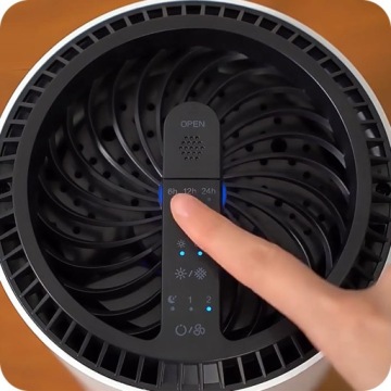 ОЧИСТИТЕЛЬ ВОЗДУХА REVENTO PURO ТИХИЙ ТАЙМЕР АРОМАТЕРАПИИ + ФИЛЬТР HEPA