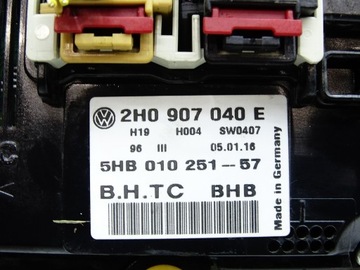 PANEL KLIMATIZACE VENTILACE VW AMAROK I 2H 2H0907040E