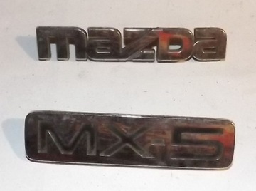 emblemat znaczek, napis logo mazda MX-5 MX5 9cm