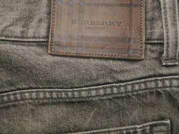 Burberry spodnie jeansowe proste 36