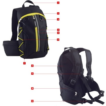 РЮКЗАК ДЛЯ БЕГОВОГО ВЕЛОСИПЕДА 10 Л