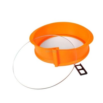 СИЛИКОНОВАЯ ФОРМА ДЛЯ ТОРТОВ СО СТЕКЛЯННЫМ ДНО ДЛЯ ТОРТОВ 26 СМ -40°C +240°C