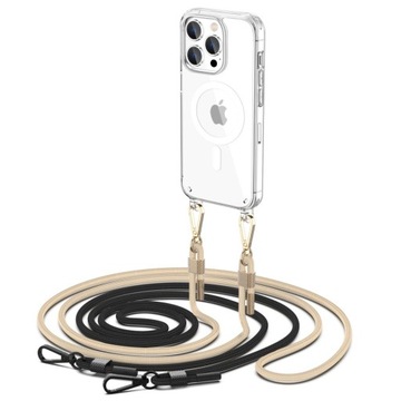ETUI DO IPHONE 15 PRO MAX TECH-PROTECT FLEXAIR CHAIN MAGSAFE PRZEZROCZYSTY