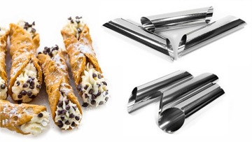 FOREMKI RURKI DO PIECZENIA CIASTEK CANNOLI 3SZT