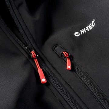 Мужская куртка Softshell CAEN ЧЕРНАЯ/ОРАНЖЕВАЯ - Размер XXL