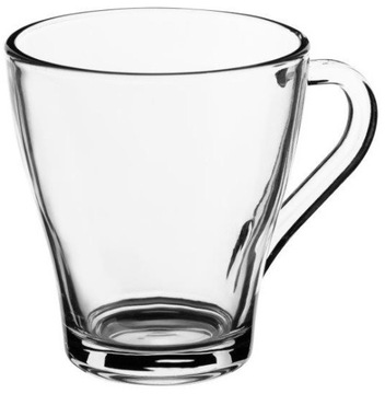 SZKLANKA Z UCHEM PRZEZROCZYSTA 250ML