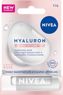 NIVEA HYALURON MOISTURE PLUS Balsam pomadka ochronna do ust 5,2g