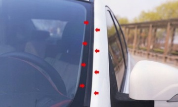 Уплотнитель заднего окна УНИВЕРСАЛЬНЫЙ С КЛЮЧОМ Лента 2м