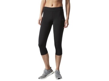 Legginsy 3/4 Adidas termoaktywne getry sportowe