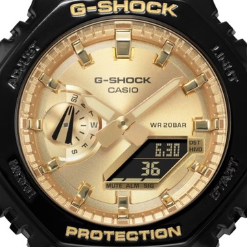 Czarno-złoty zegarek Casio G-Shock GA-2100GB-1AER