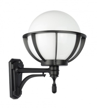 Lampa zewnętrzna KULA koszyk kinkiet IP43 elewacja taras balkon 1xE27