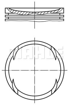 MAHLE 030 89 00 PÍST