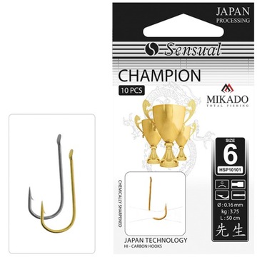 Przypony wiązane Sensual Champion nr 8 0.14mm