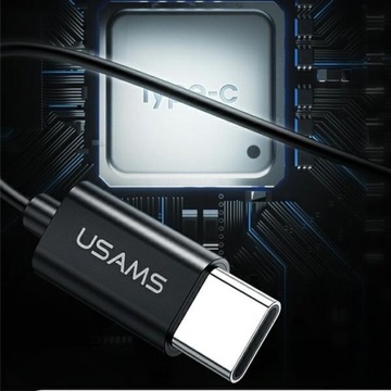 ПРОВОДНЫЕ НАУШНИКИ USAMS МИКРОФОН USB-C ТИПА C
