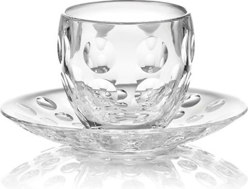 Filiżanka i Spodek Espresso Guzzini Szkło i Akryl 110 ml 1 szt.