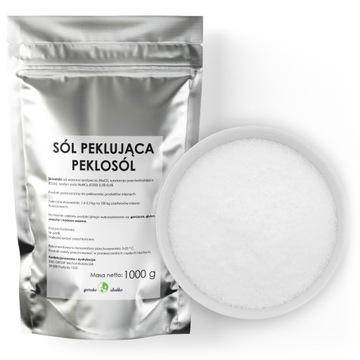 SÓL PEKLOWA sól peklowa do mięsa sól peklująca 1kg