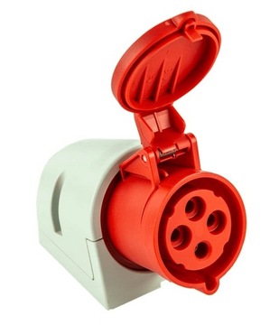 GNIAZDO STAŁE SIŁOWE 16A 4P 400V IP44