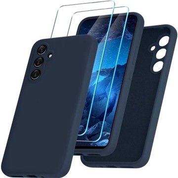 МЯГКИЙ ВНУТРЕННИЙ ЧЕХОЛ ДЛЯ SAMSUNG GALAXY A34 5G 2x СТЕКЛО