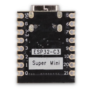 ESP32-C3 Super Mini WiFi Bluetooth 4 МБ флэш-памяти, совместимость с Arduino, ESPHome