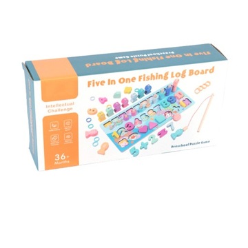 ДЕРЕВЯННАЯ РЫБАЛКА МОНТЕССОРИ, ЛОГИКА ЦИФР, ТРЕНИРОВКА МОЗГА