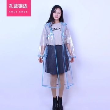 Clear Raincoat Women Trench Coat Bicycle Raincape Regenjas Rain Jacket