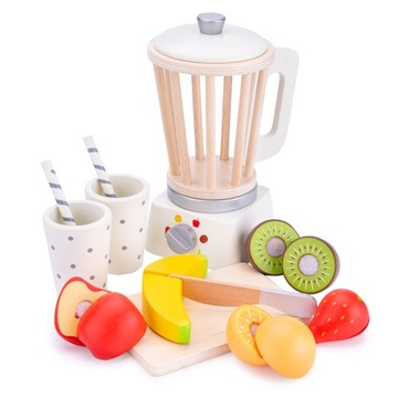 NEW CLASSIC TOYS DREWNIANY MIKSER DO SMOOTHIE