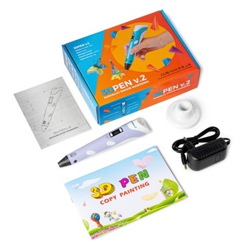 РУЧКА ДЛЯ 3D-ПРИНТЕРА + 100 М ШАБЛОНОВ ДЛЯ КНИГ