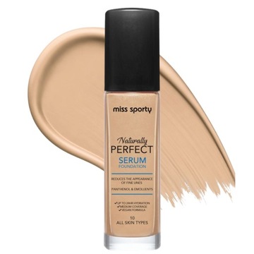 MISS SPORTY Naturally Perfect Serum nawilżający podkład-serum 10 30ml