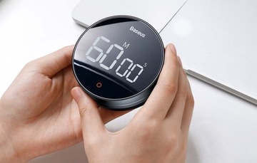 МАГНИТНЫЙ ЦИФРОВОЙ СЕКундОМЕР BASEUS со светодиодным ТАЙМЕРОМ HD