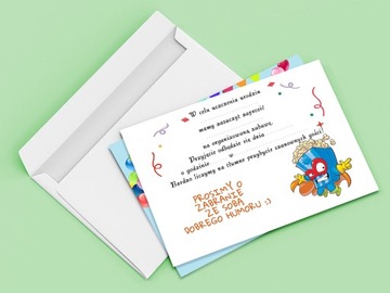 SUPER ZINGS ПРИГЛАШЕНИЕ НА ДЕНЬ РОЖДЕНИЯ РЕБЕНКА + БЕСПЛАТНЫЙ КОНВЕРТ