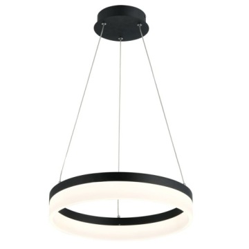 Lampa CORNELIA czarna ring LED Reality 330601-02